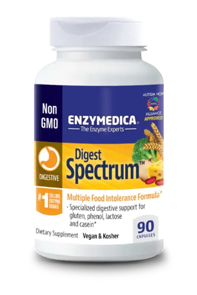Enzymedica Digest Spectrum Broad-Spectrum Enzyme Formula – 90 Capsules 1