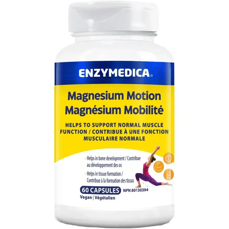 Enzymedica Magnesium Motion Capsules – 60 Count For Mobility Support 1