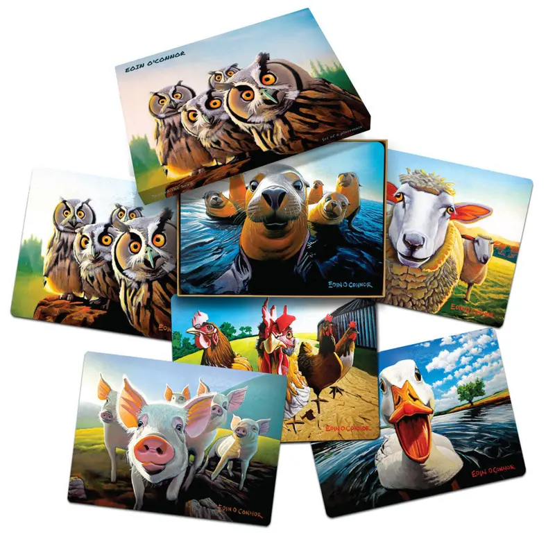 Eoin O'Connor 'Beyond The Herd' Placemat Set – Tipperary Crystal (6-Pack) 1