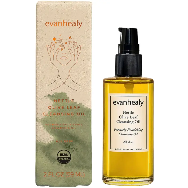 Evanhealy Nettle & Olive Leaf Cleansing Oil – 59Ml Botanical Oil-Based Cleanser 1