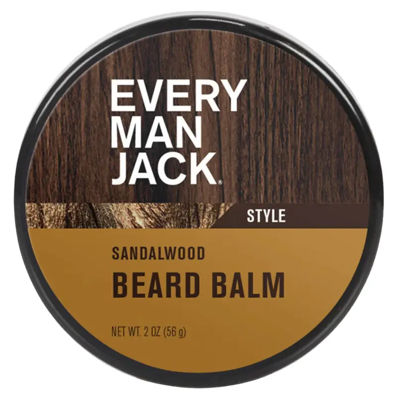 Every Man Jack Sandalwood Beard Balm – Light Hold & Conditioning (56G) 1