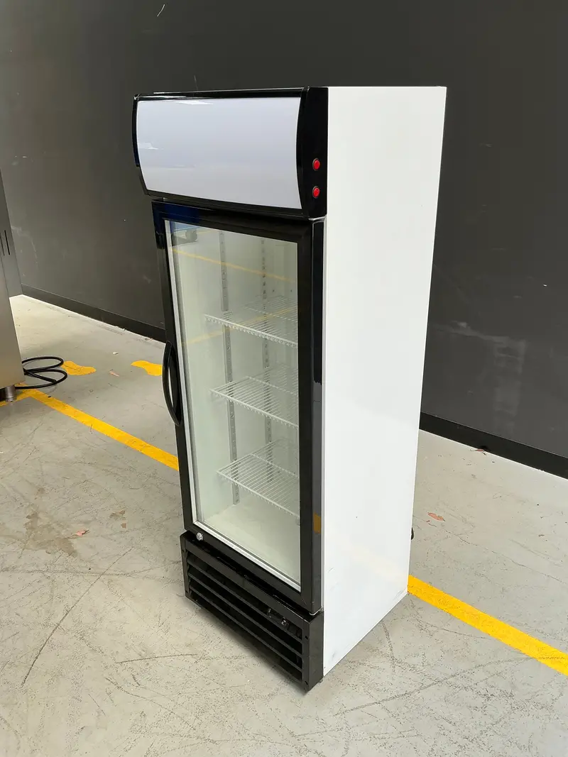 Exquisite Dc200P Upright Glass-Door Display Fridge – Single-Door Commercial Refrigeration 1