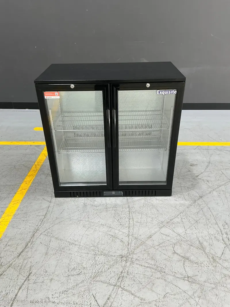 Exquisite Ubc210 Backbar Display Fridge – Twin Swing-Door Design 1