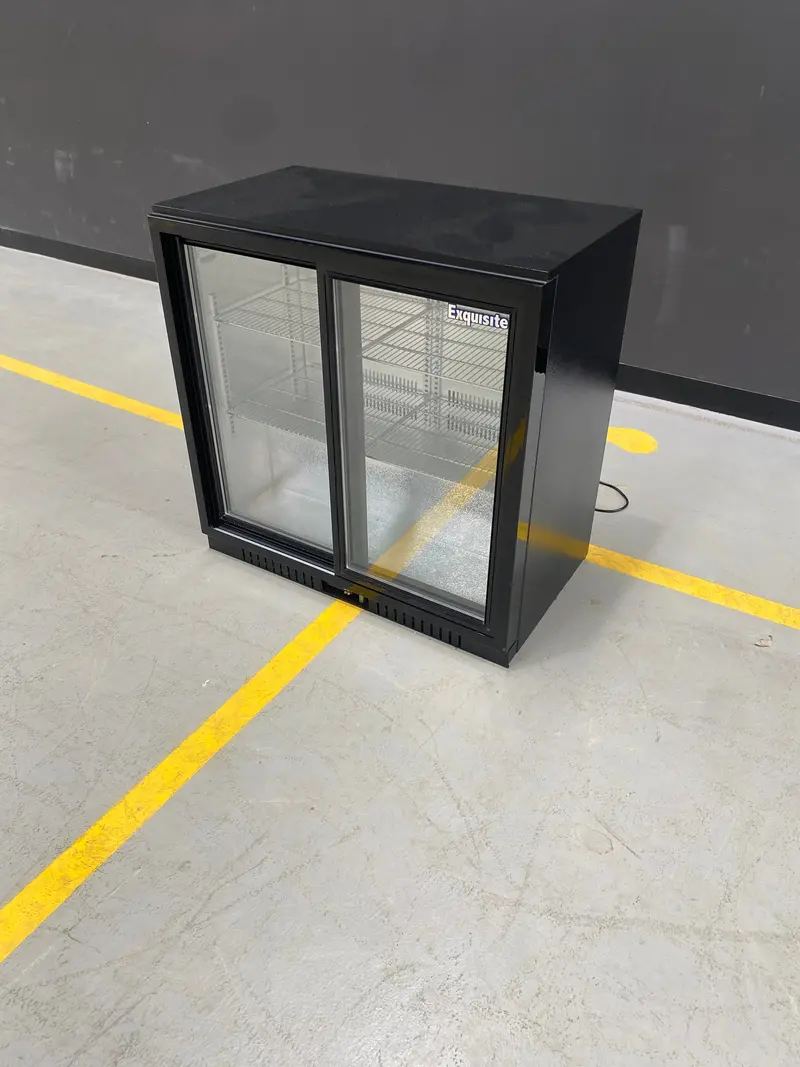 Exquisite Ubc210S Two-Door Sliding Backbar Refrigerated Display Unit 1