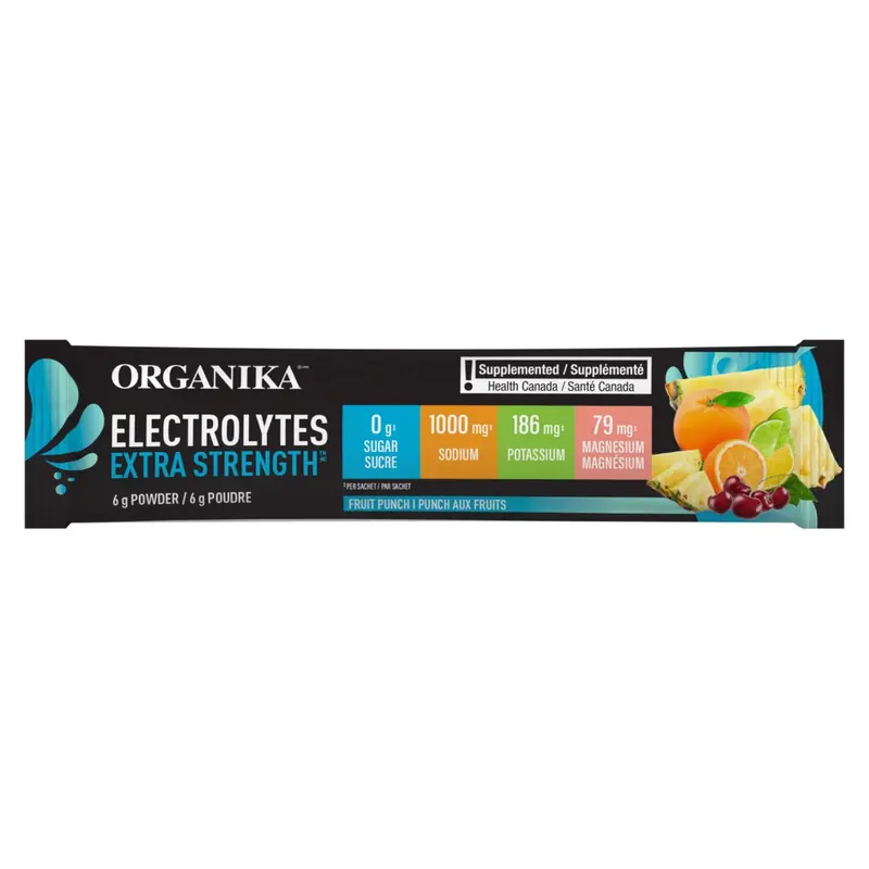 Extra-Strength Electrolyte Sachets – Fruit Punch Hydration Boost (Single Serve, 6G) 1