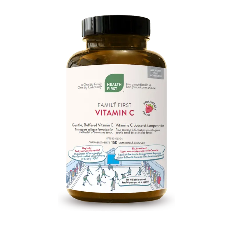 Family First Vitamin C Chewables – Strawberry Flavor, 150 Tablets 1
