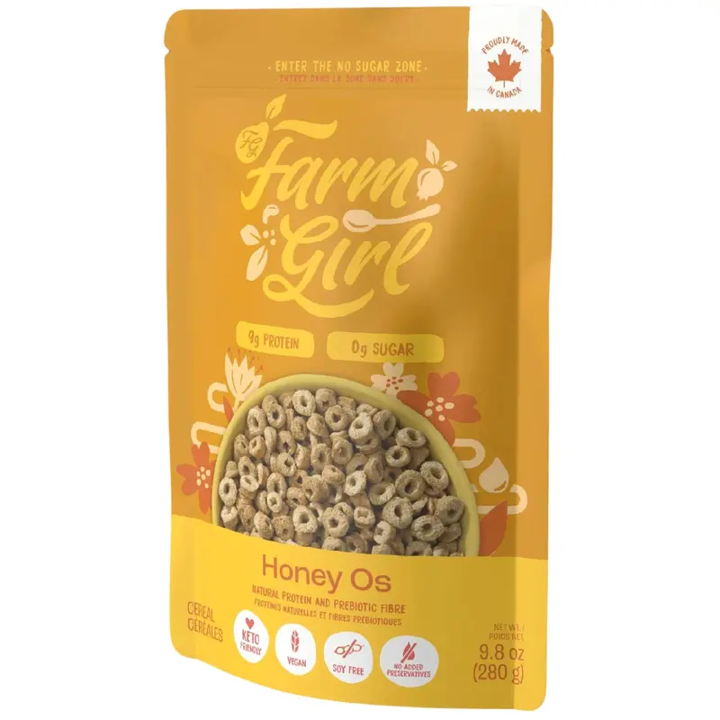 Farm Girl Honey O’S Crunchy Cereal Snack – 280G 1