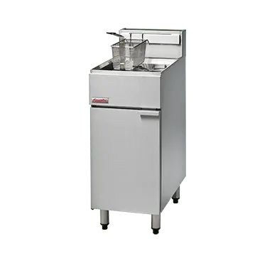 Fastfri Ff18 Single-Pan Gas Deep Fryer – 18L Compact Commercial Unit 1
