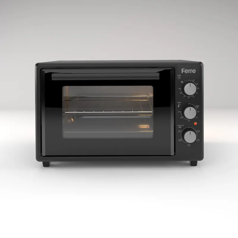 Ferre 35500 Lgm Compact 35L Turbo Mini Oven In Sleek Black Finish 1