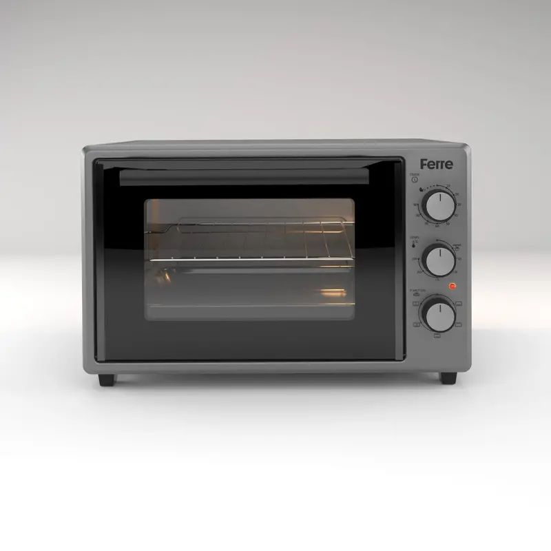 Ferre Lgm 35500 Turbo Mini Oven – 35L Compact Countertop Oven In Grey 1