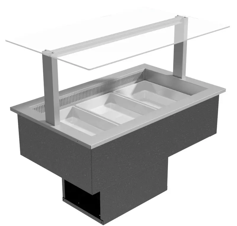 Festive Somerset Refrigerated Air Curtain Unit – 1805Mm Width, Led-Illuminated 1