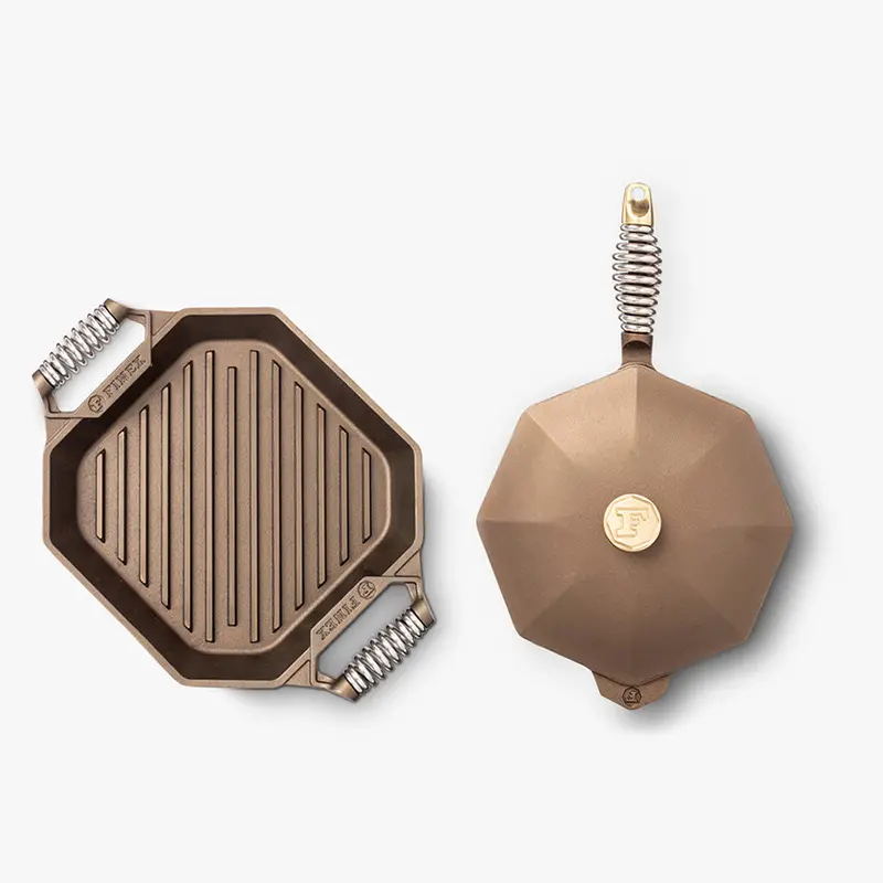 Finex 12-Inch Grill & Sear Set – Includes Skillet And Accessories 1