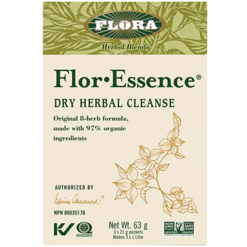 Flor-Essence Dry Herbal Detox Tea Blend – Flora Traditional Formula, 63G 1