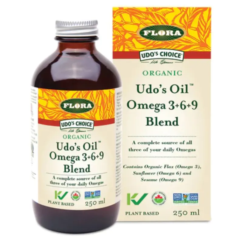 Flora Udo’S Oil 3-6-9 Liquid – Omega-Rich Plant-Based Oil Blend, 250Ml 1