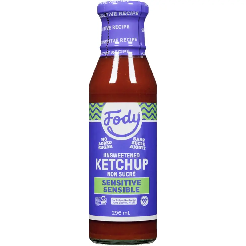 Fody Foods Low-Fodmap Unsweetened Ketchup – 296Ml Sugar-Free Classic Condiment 1