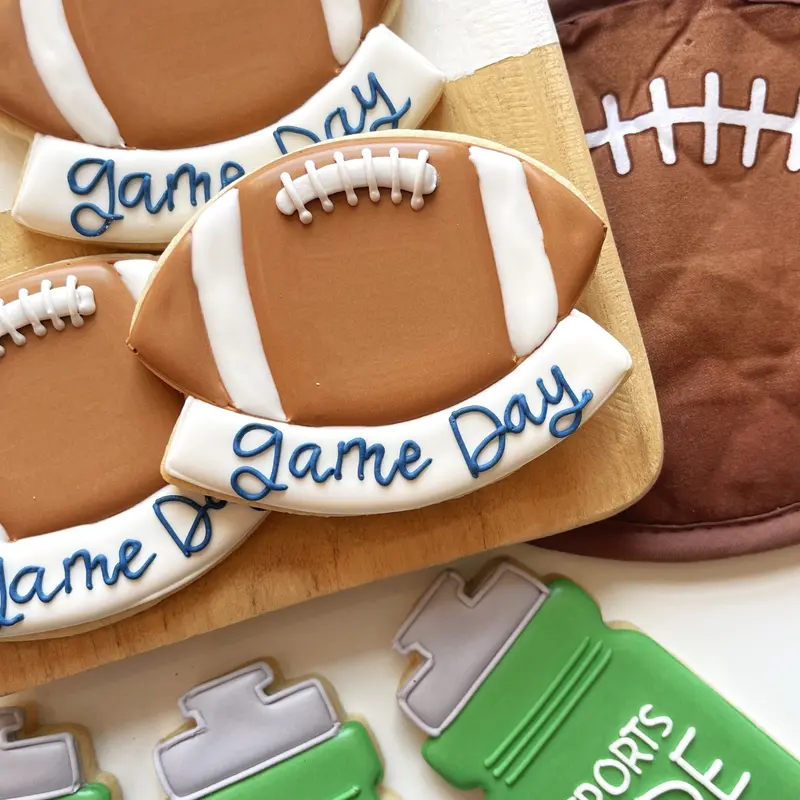 Football Commemorative Plaque Cookie Cutter 1