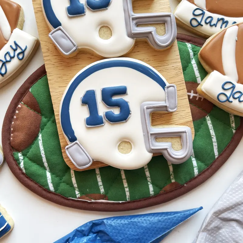 Football Helmet Shape Cookie Cutter 1