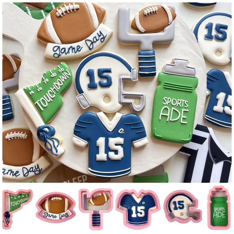 Football-Themed Cookie Cutter Collection 1