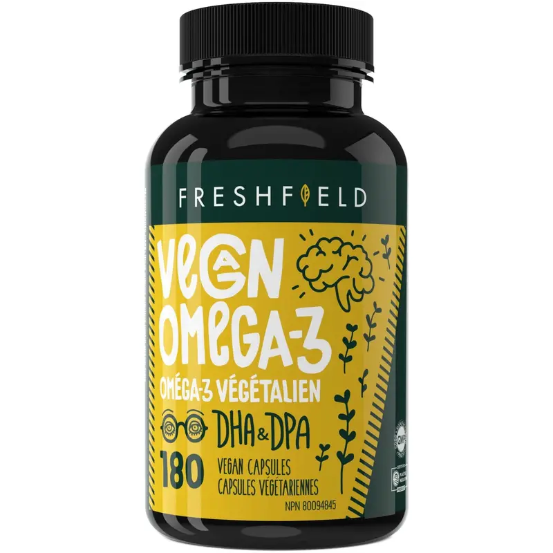 Freshfield High-Potency Vegan Omega-3 Dha + Dpa – 180 Softgels 1