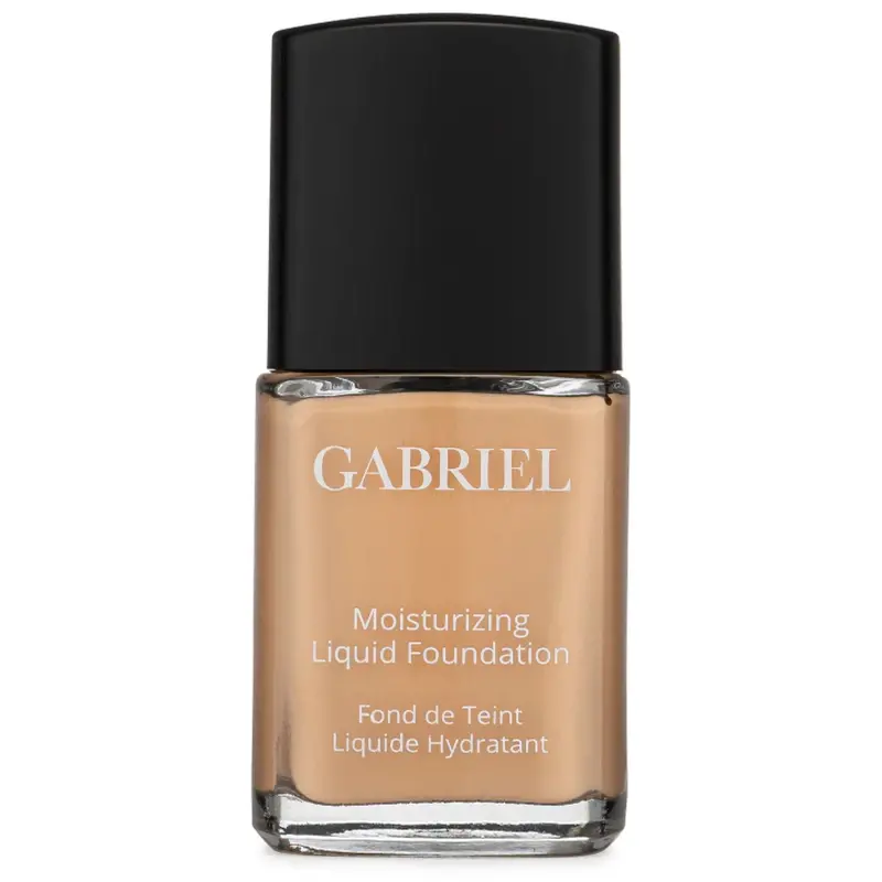Gabriel Cosmetics Liquid Foundation – Warm Beige Tone, Mineral-Based Coverage 1