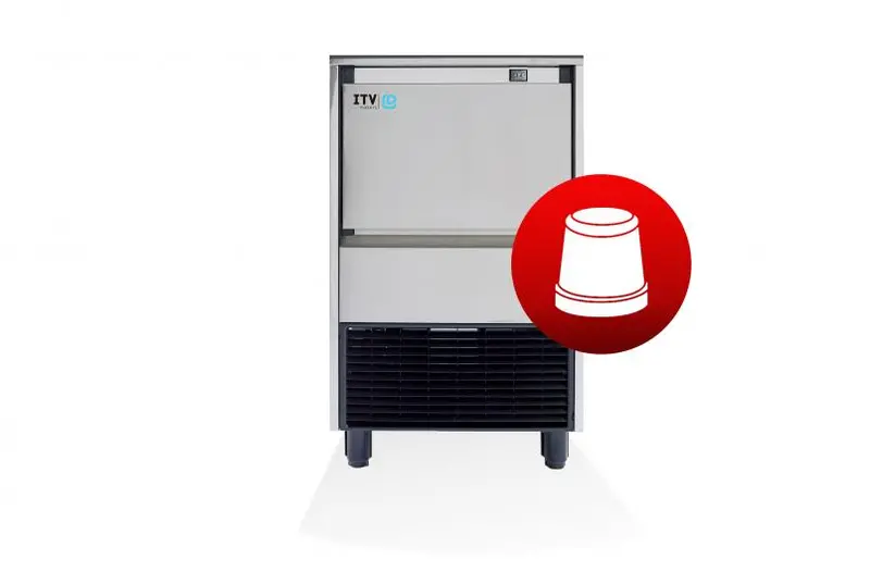 Gala Ng60A-Dp Self-Contained Ice Maker – Compact Commercial Unit With Built-In Drain Pump 1
