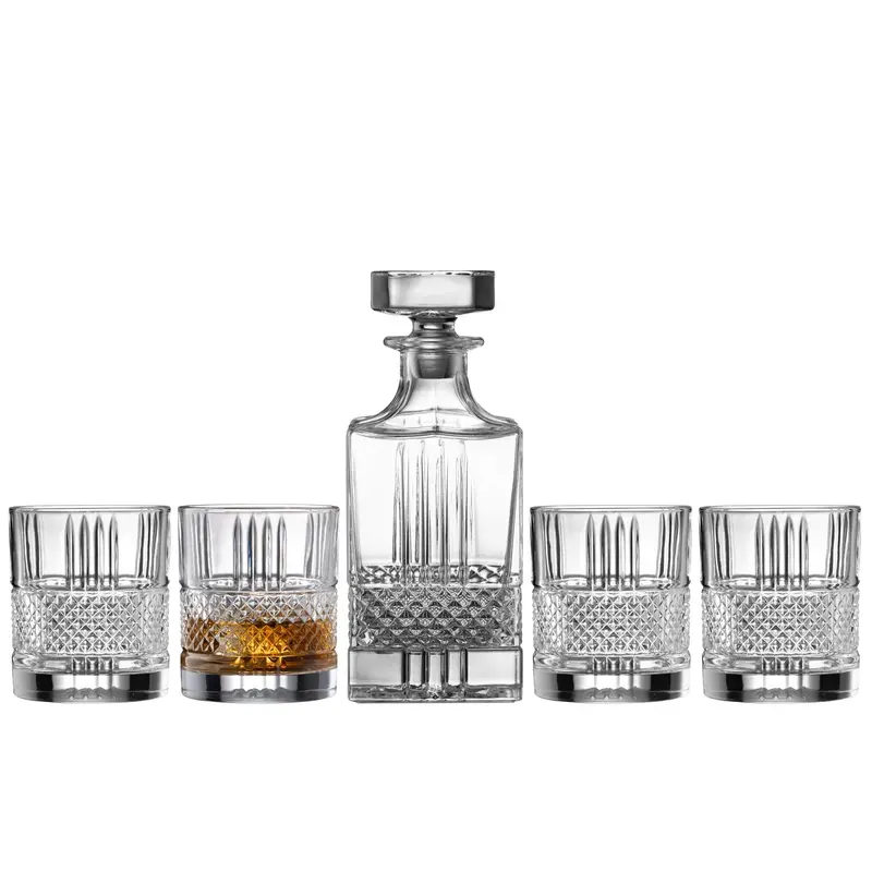 Galway Crystal Eyre 5-Piece Decanter Set – Handcrafted Irish Crystal 1