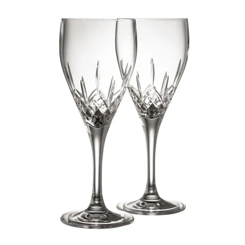 Galway Crystal Longford White Wine Glass Set (2) 1