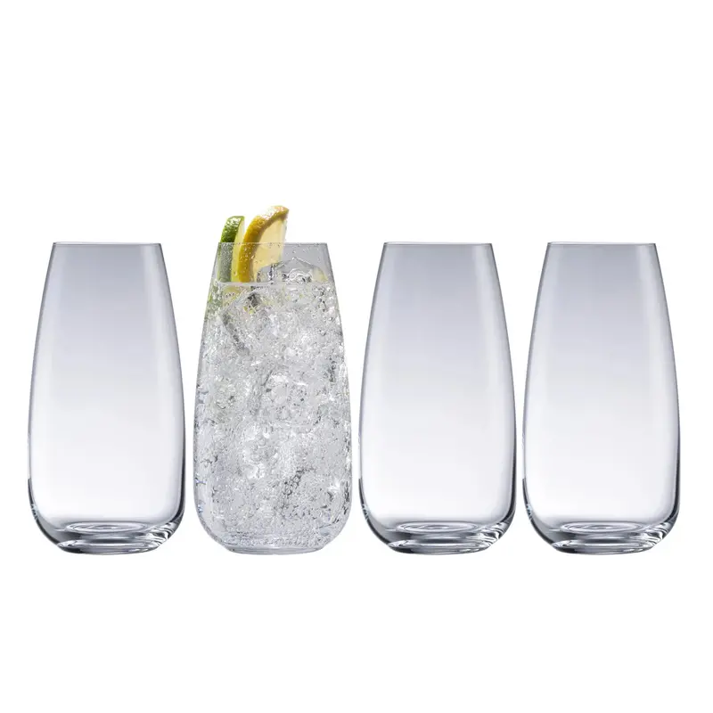 Galway Crystal Tivoli Hi-Ball Tumbler Set – Four Versatile Crystal Drinkware Pieces 1