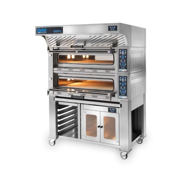 Gam Azzurro Stone Deck Pizza Oven – 4 X 34Cm Pizzas 1