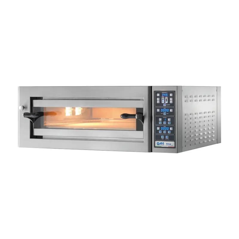 Gam King Professional Stone Deck Pizza Oven – 4 X 34Cm Pizza Capacity 1