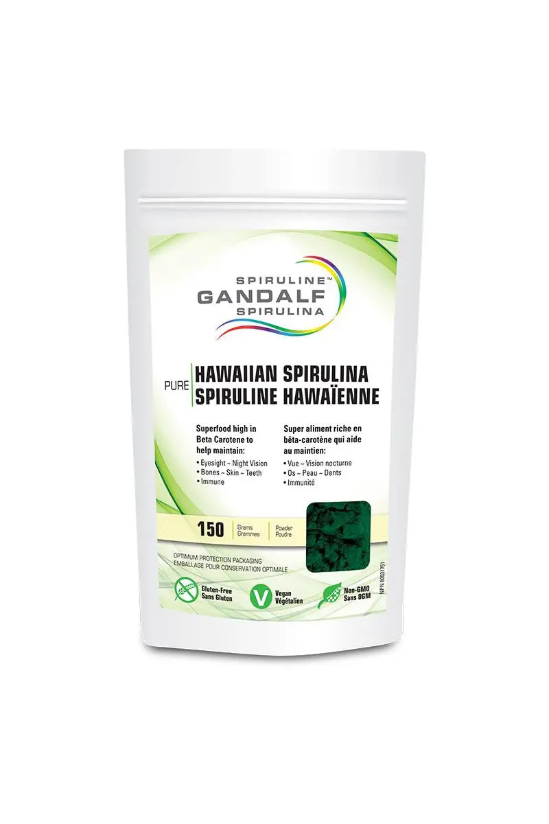 Gandalf Pure Hawaiian Spirulina Powder – 150G Organic Superfood 1