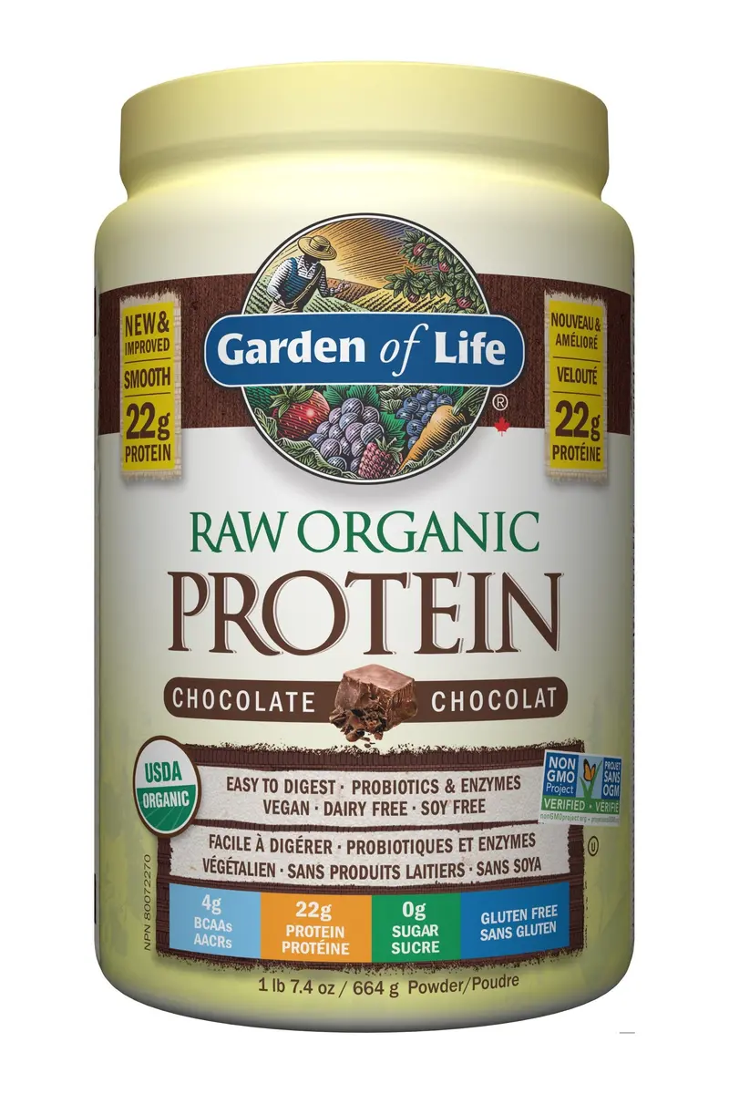 Garden Of Life Raw Organic Protein Powder – Chocolate, 624 G 1