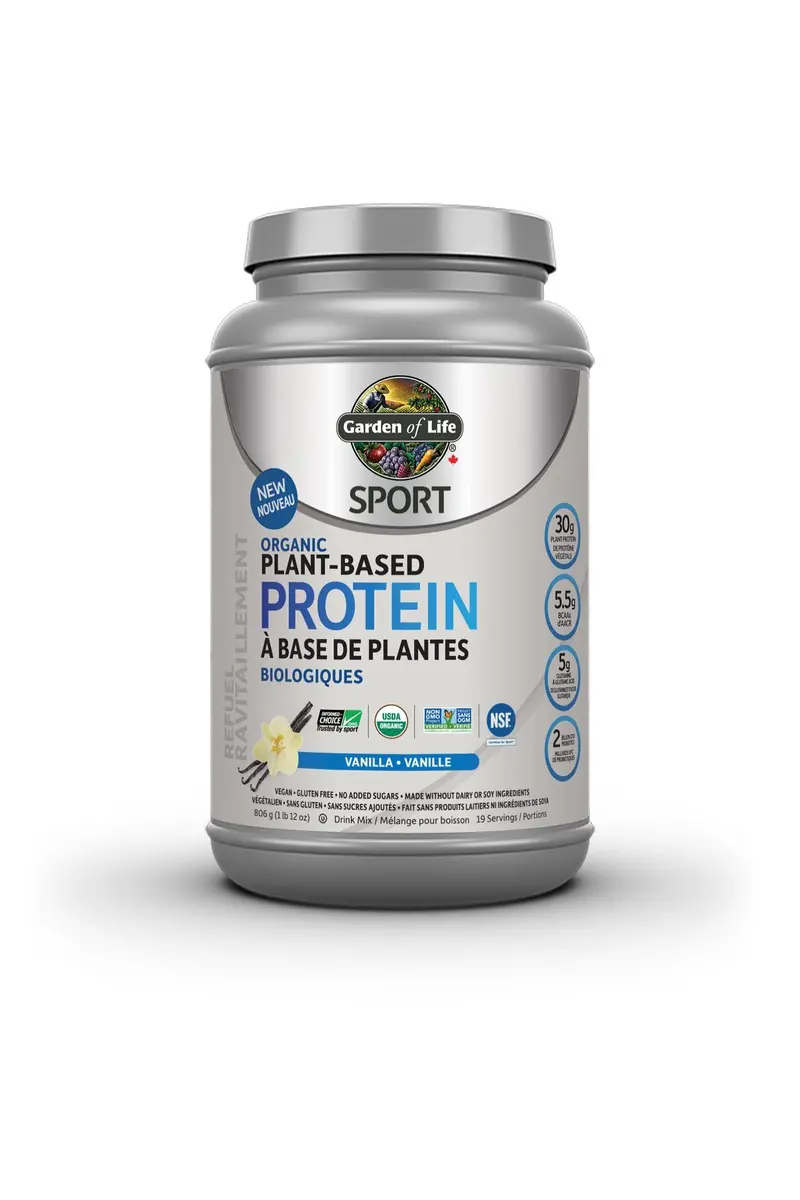 Garden Of Life Sport Plant-Based Protein – Vanilla Flavor, 806 G 1