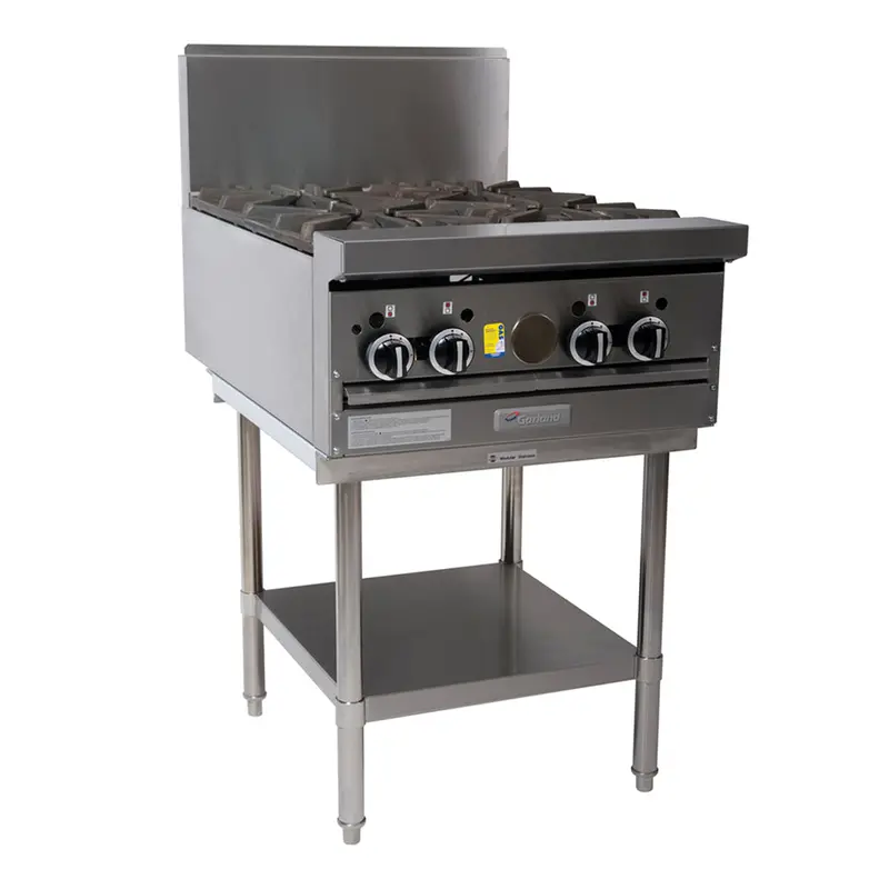 Garland Gf24-4T-Ng 600Mm Modular 4-Burner Open-Top Unit – Natural Gas 1