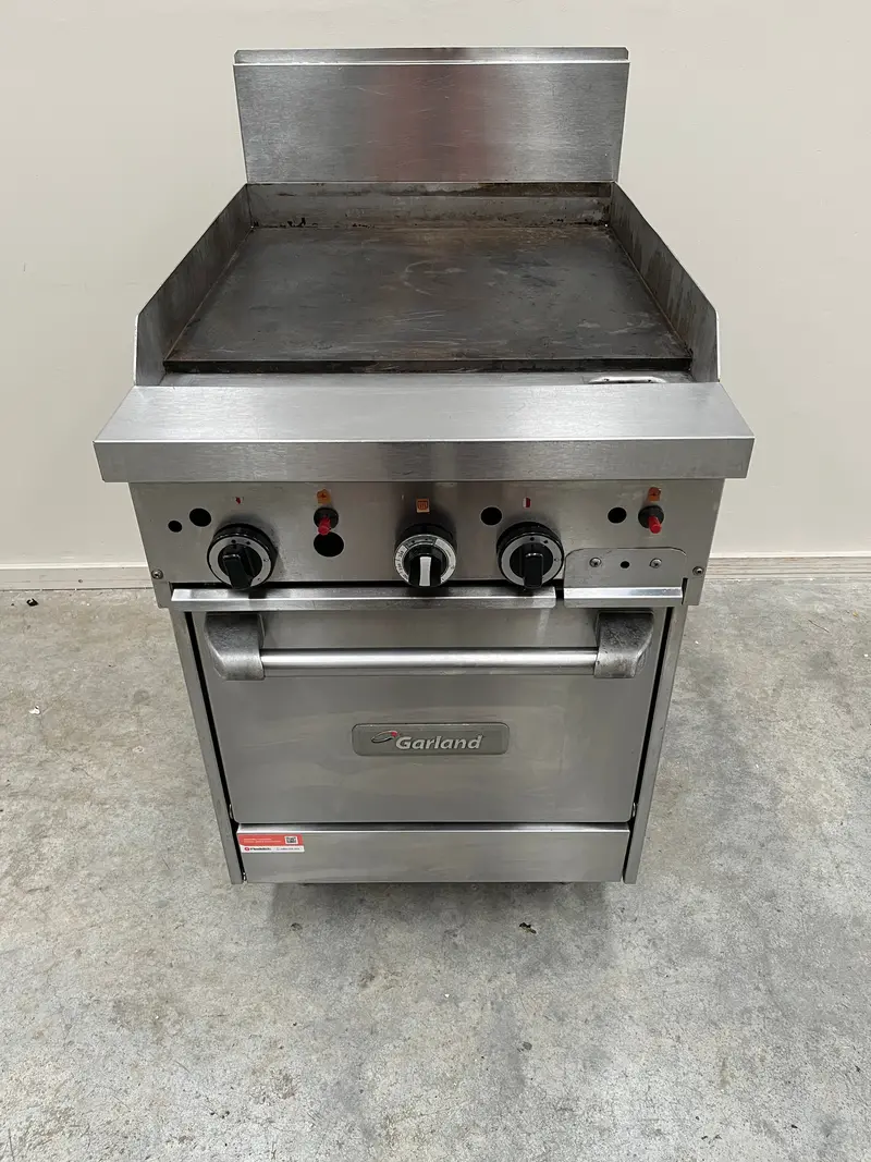 Garland Gf24-G24L-Ng Heavy-Duty Natural Gas Griddle – 24" Surface 1