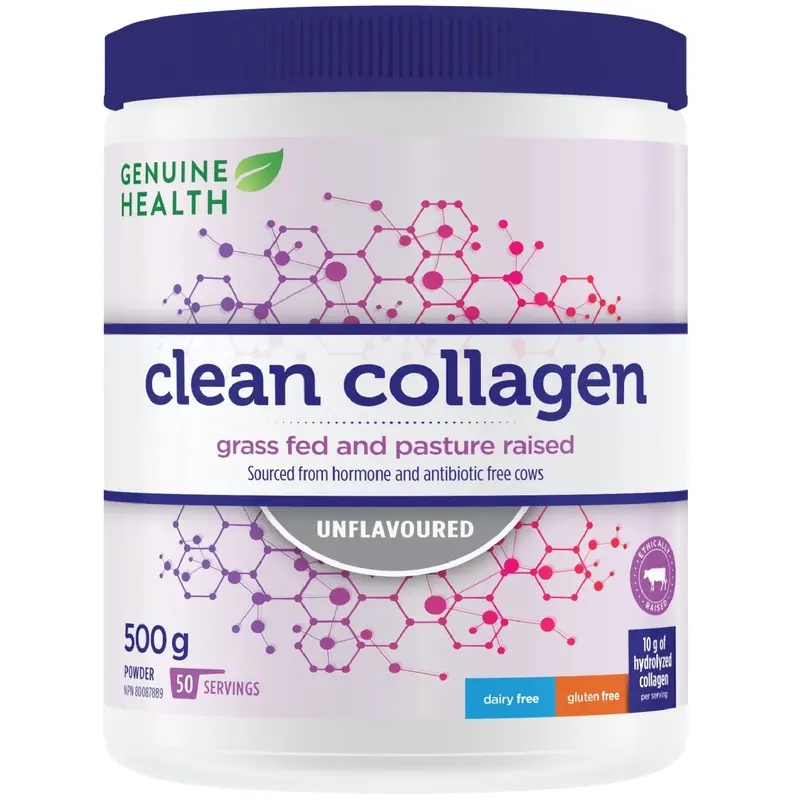 Genuine Health Unflavoured Bovine Collagen Powder – 500 G 1