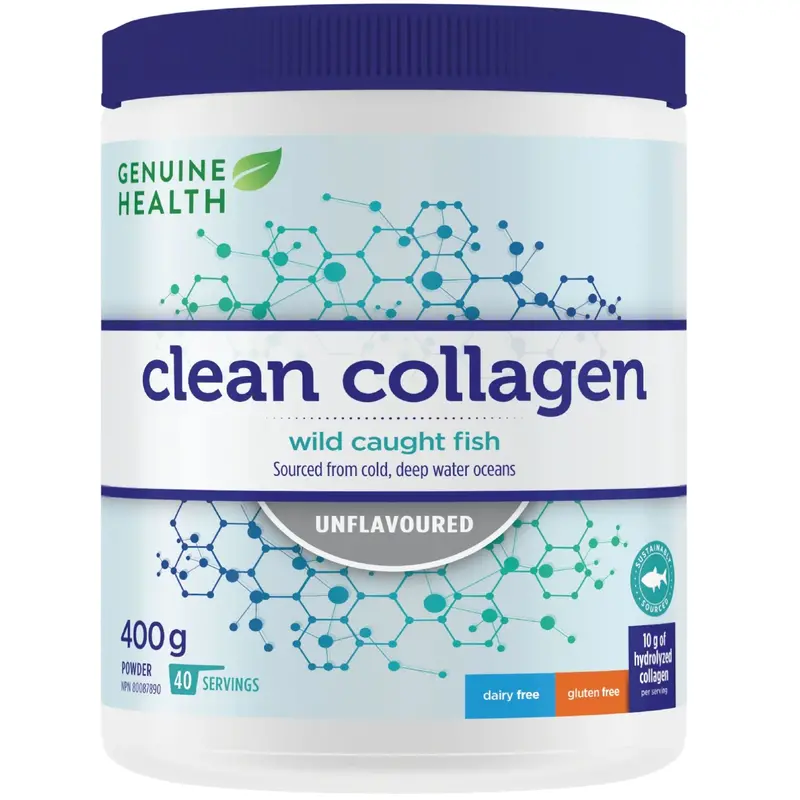 Genuine Health Unflavoured Marine Collagen Powder – 400 G 1