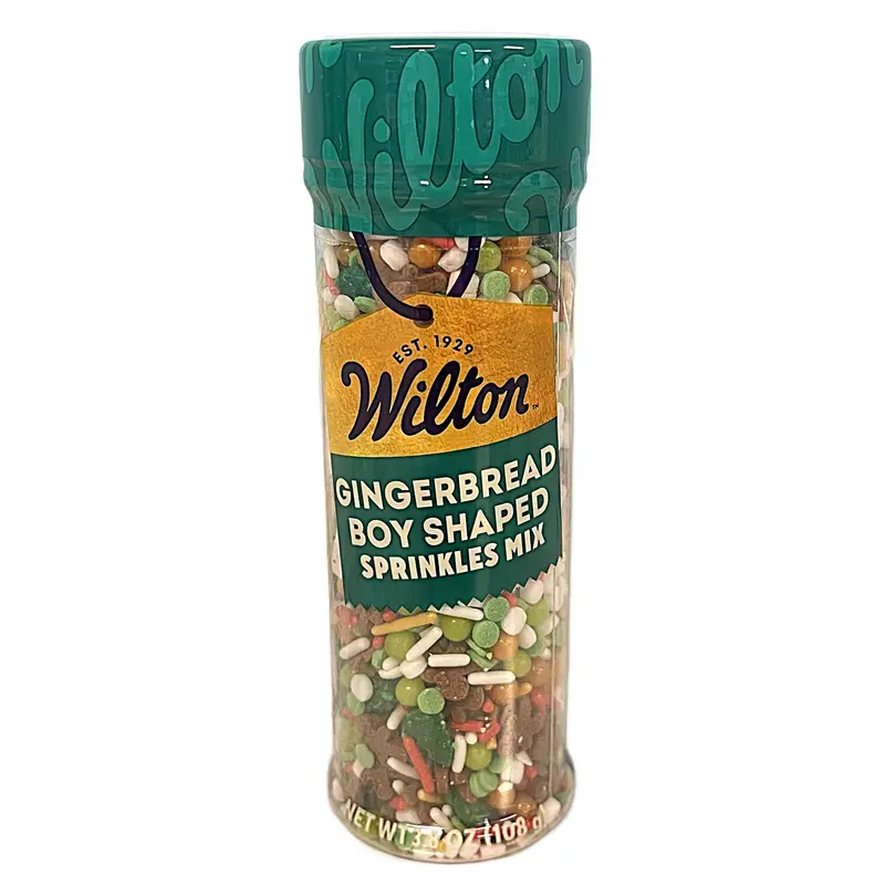 Gingerbread Boy Sprinkle Mix For Decorating Cookies And Cupcakes 1