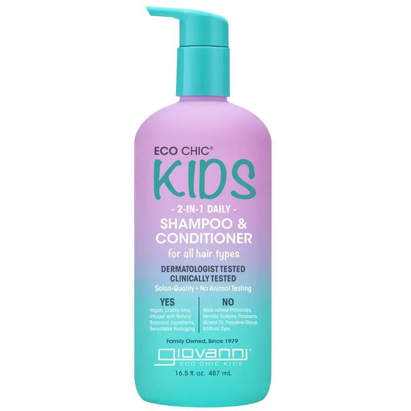 Giovanni Kids 2-In-1 Gentle Shampoo & Conditioner – 487Ml 1