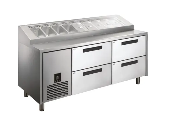 Glacian Hpb1815Dd Compact Pizza Prep Unit With Drawer Storage 1