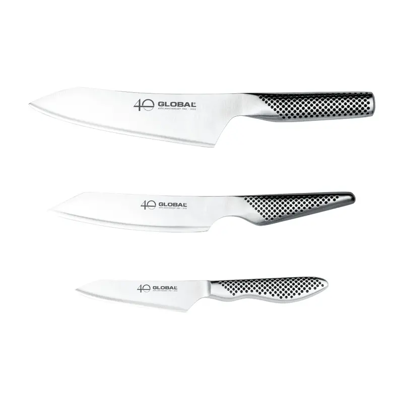 Global 40Th Anniversary 3-Piece Knife Set – Limited-Edition Forged Collection 1