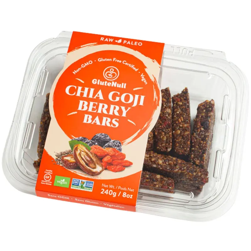 Glutenull Chia & Goji Berry Energy Bars – 240 G Pack 1