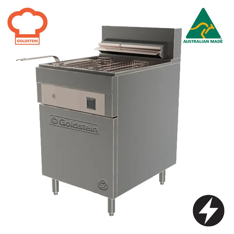 Goldstein Fre24Dl Deep Fryer – Single Pan, 3 Baskets, 45L Capacity 1