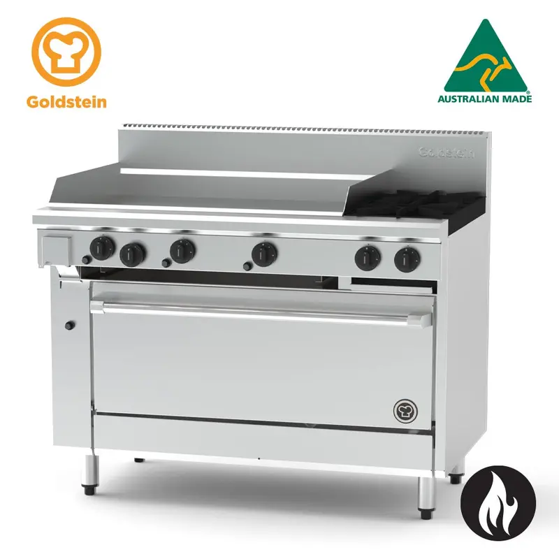 Goldstein Pf24G440 4-Burner Gas Oven Range With Griddle 1