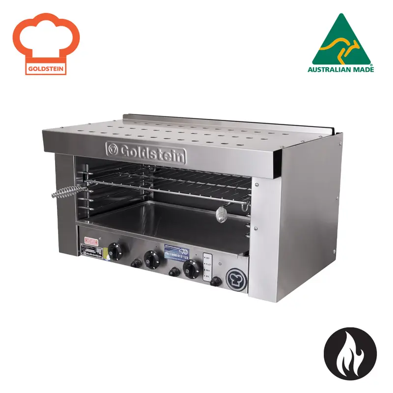 Goldstein Sg860Ffd Five-Position Fixed Rack Salamander Broiler — Gas-Powered 1