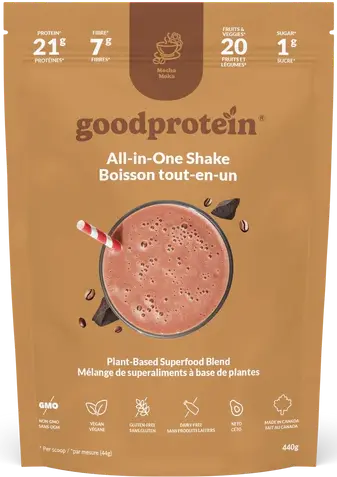 Goodprotein All-In-One Mocha Protein Shake — 880G Nutritional Powder 1