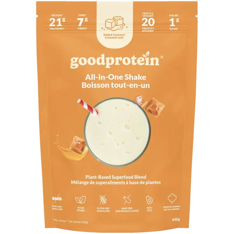 Goodprotein All-In-One Salted Caramel Protein Powder – 440 G 1