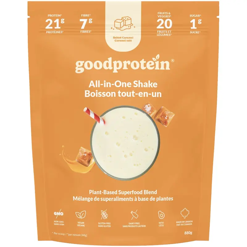 Goodprotein All-In-One Salted Caramel Protein Powder – 880 G 1