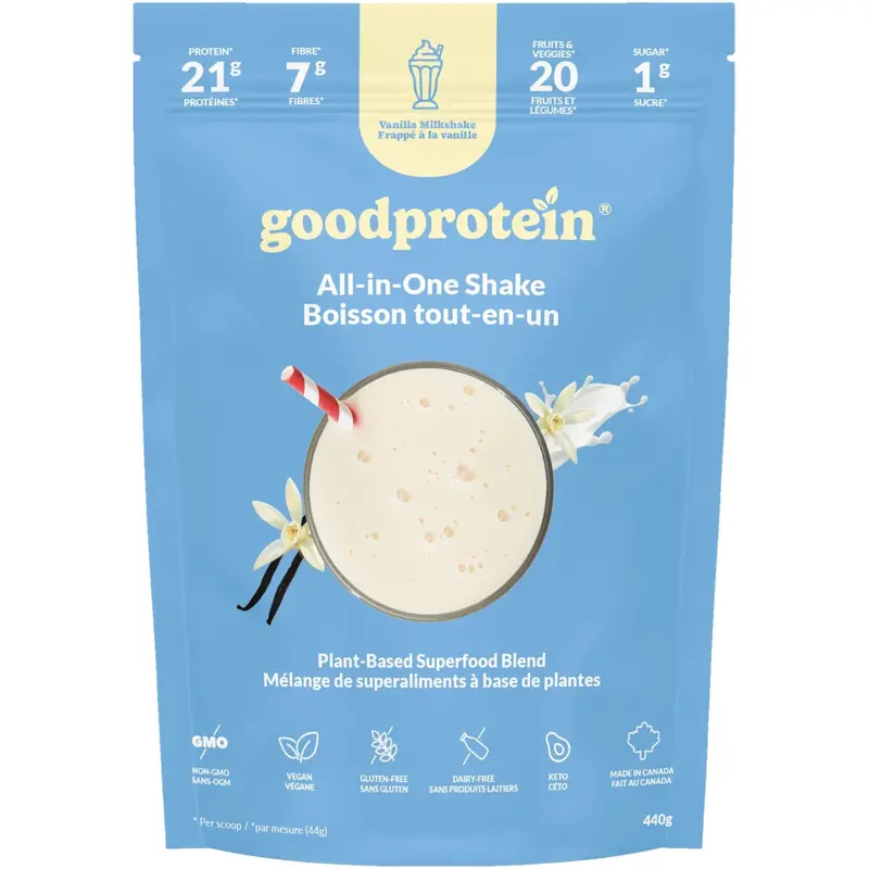 Goodprotein All-In-One Vanilla Milkshake Protein Powder – 440 G 1