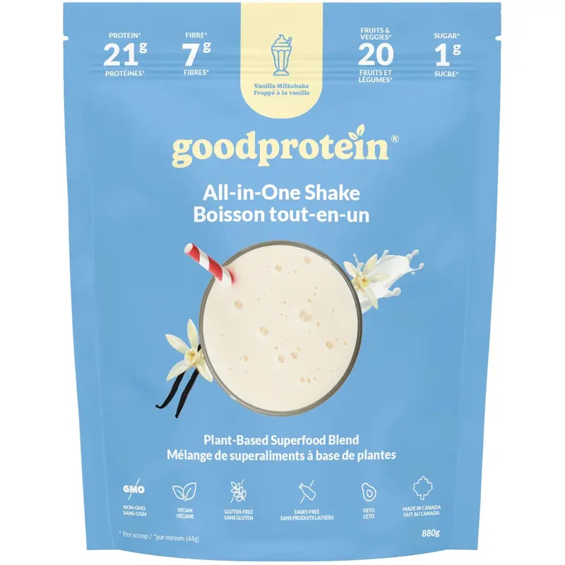 Goodprotein All-In-One Vanilla Milkshake Protein Powder – 880 G 1